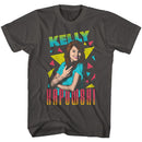 SAVED BY THE BELL KELLY TRIANGLES S T-Shirt in Smoke