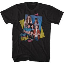 SAVED BY THE BELL GROUP BOXES S T-Shirt in Black