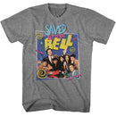 SAVED BY THE BELL GROUP W BELDING S T-Shirt in Graphite Heather