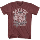 SAVED BY THE BELL TIGERS FOOTBALL S T-Shirt in Vintage Maroon Heather