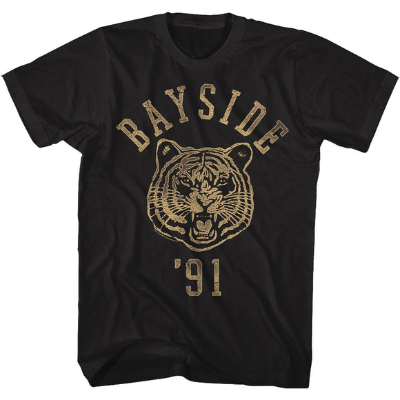 SAVED BY THE BELL TIGERS 91 S T-Shirt in Black
