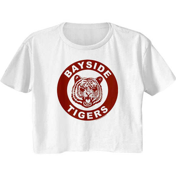 SAVED BY THE BELL BAYSIDE REDUX LADIES FESTIVAL CALI S T-Shirt in White