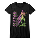 SAVED BY THE BELL NEON SLATER LADIES S T-Shirt in Black