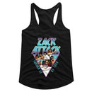 SAVED BY THE BELL SUMMER TOUR 93 LADIES SLIMFIT RACERBACK S T-Shirt in Black