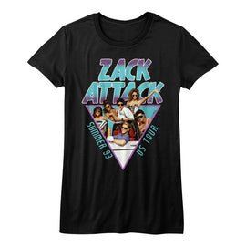 SAVED BY THE BELL SUMMER TOUR 93 LADIES S T-Shirt in Black