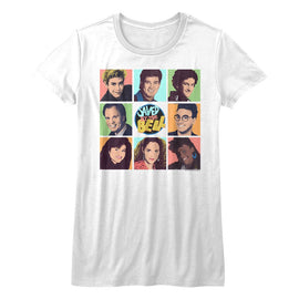 SAVED BY THE BELL SAVEDBTB LADIES S T-Shirt in White