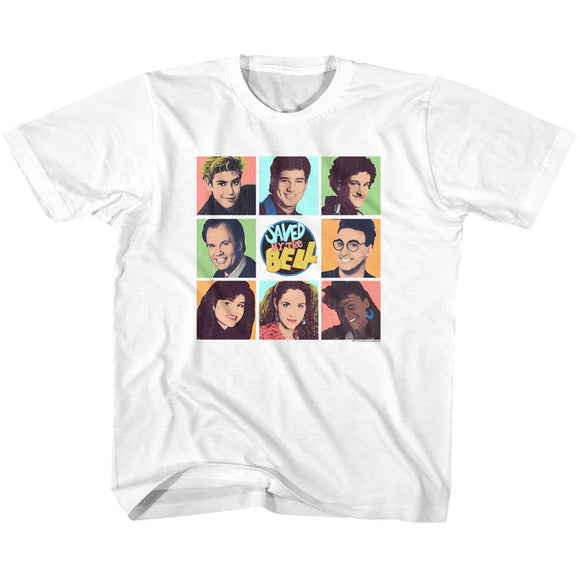 SAVED BY THE BELL SAVEDBTB YOUTH XS 5 6 T-Shirt in White