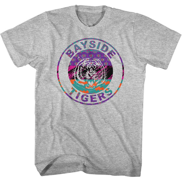 SAVED BY THE BELL PATTERNS S T-Shirt in GRAY Heather