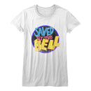 SAVED BY THE BELL SBTB LOGO LADIES S T-Shirt in White