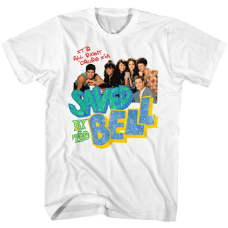 Saved By The Bell Tacky Collage Adult T-Shirts