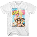 SAVED BY THE BELL FADED BEACHY S T-Shirt in White