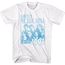 SAVED BY THE BELL FADED CLASS OF 93 S T-Shirt in White