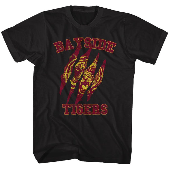 SAVED BY THE BELL TIGER CLAWS S T-Shirt in Black