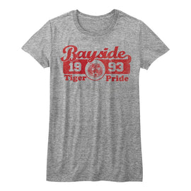 SAVED BY THE BELL TIGER PRIDE LADIES S T-Shirt in Athletic Heather