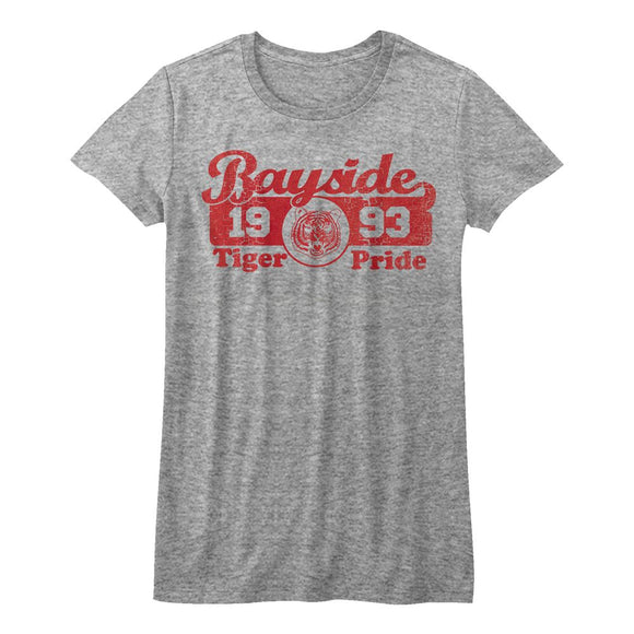 SAVED BY THE BELL TIGER PRIDE LADIES S T-Shirt in Athletic Heather