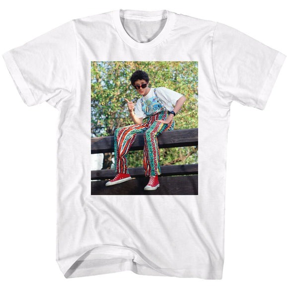 SAVED BY THE BELL THUMBS UP S T-Shirt in White