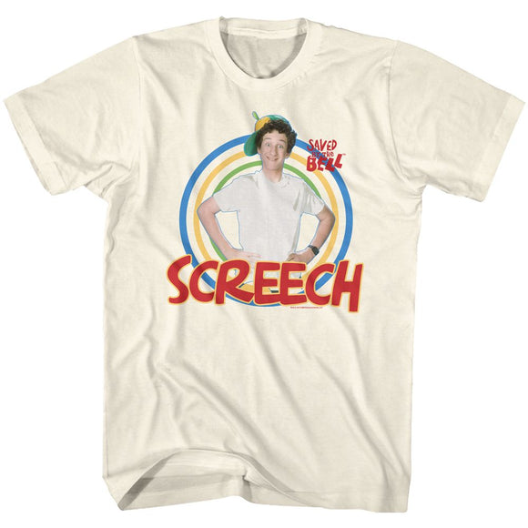 SAVED BY THE BELL SCREECH S T-Shirt in Natural