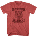 SAVED BY THE BELL BAYSIDE ALUMNI S T-Shirt in RED Heather
