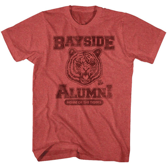 SAVED BY THE BELL BAYSIDE ALUMNI S T-Shirt in RED Heather