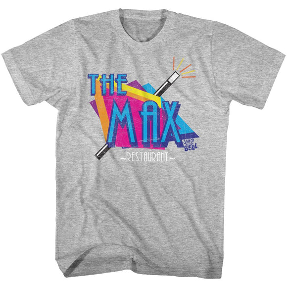 SAVED BY THE BELL THE MAX S T-Shirt in GRAY Heather