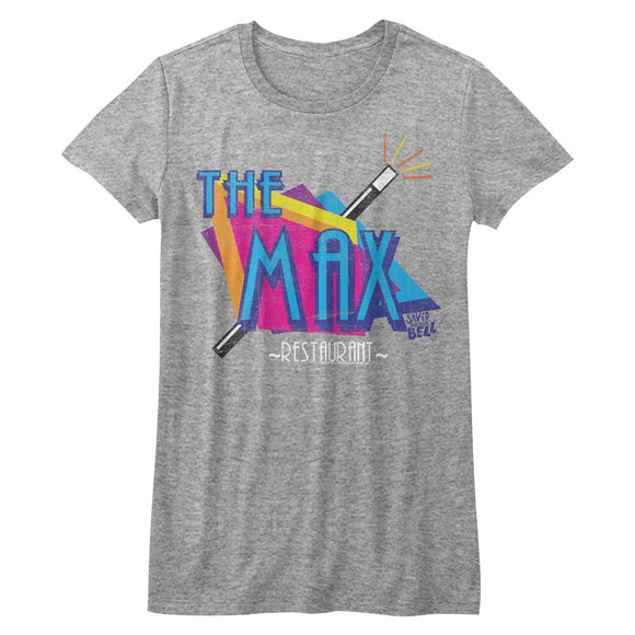 SAVED BY THE BELL THE MAX LADIES S T-Shirt in Athletic Heather