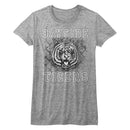 SAVED BY THE BELL SCHOOLYARD TIGERS LADIES S T-Shirt in Athletic Heather