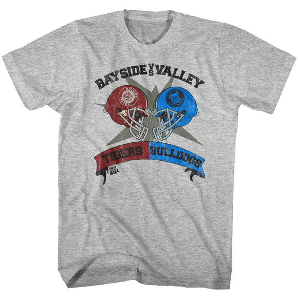 SAVED BY THE BELL RIVALRY S T-Shirt in GRAY Heather