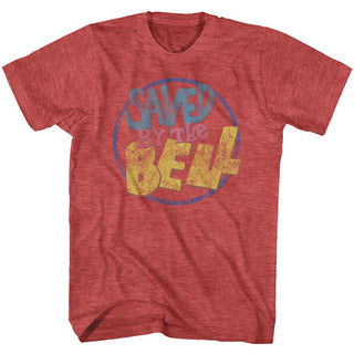 Saved By The Bell Distressed Logo Adult T-Shirts