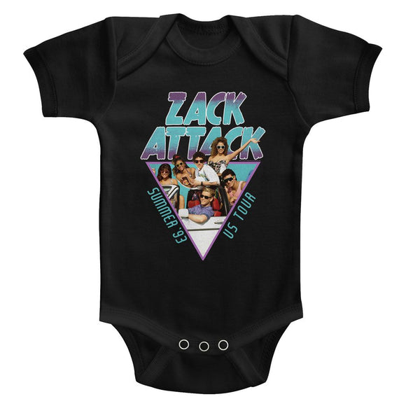SAVED BY THE BELL SUMMER TOUR 93 INFANT 6M T-Shirt in Black