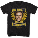 STEP BROTHERS NIGHTHAWK S T-Shirt in Black