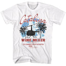 STEP BROTHERS CATALINA WINE MIXER S T-Shirt in White