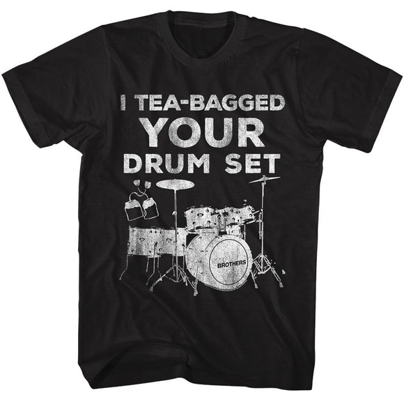 STEP BROTHERS YOUR DRUM SET S T-Shirt in Black