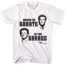 STEP BROTHERS WANNA DO KARATE S T-Shirt in White
