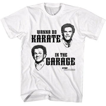 STEP BROTHERS WANNA DO KARATE S T-Shirt in White