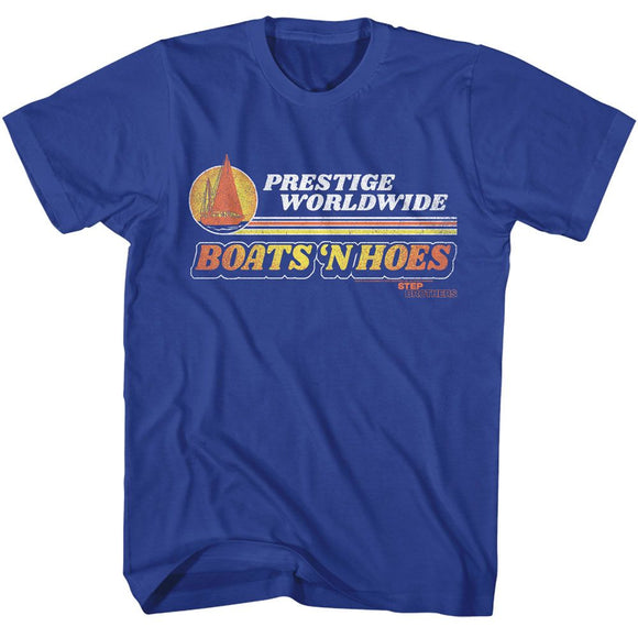 STEP BROTHERS PRESTIGE WORLDWIDE S T-Shirt in Royal