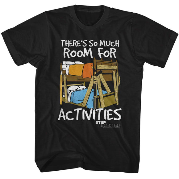 STEP BROTHERS ROOM FOR ACTIVITIES S T-Shirt in Black