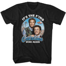 STEP BROTHERS F ING WINE MIXER S T-Shirt in Black