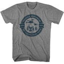STEP BROTHERS CATALINA WINE MIXER CIRCLE S T-Shirt in Graphite Heather