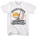 STEP BROTHERS BOATS N PRESENTED BY S T-Shirt in White