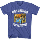STEP BROTHERS BUNK BEDS S T-Shirt in Royal Heather