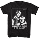 STEP BROTHERS KARATE S T-Shirt in Black