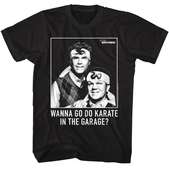 STEP BROTHERS KARATE S T-Shirt in Black