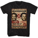 STEP BROTHERS FIGHT POSTER S T-Shirt in Black