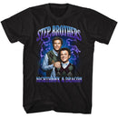 STEP BROTHERS LIGHTNING GRADIENT S T-Shirt in Black