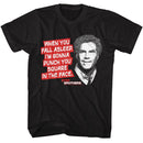 STEP BROTHERS SQUARE IN THE FACE S T-Shirt in Black