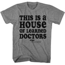 STEP BROTHERS LEARNED DOCTORS S T-Shirt in Graphite Heather