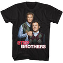 STEP BROTHERS FULL COLOR S T-Shirt in Black