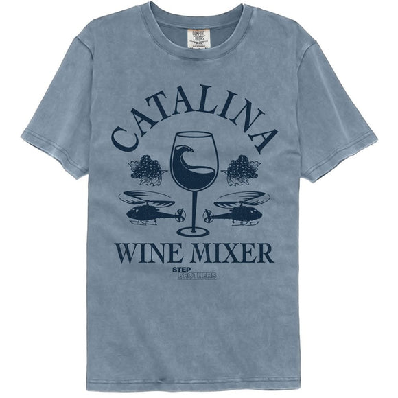 STEP BROTHERS WINE MIXER COMFORT COLOR S T-Shirt in BLUE JEAN