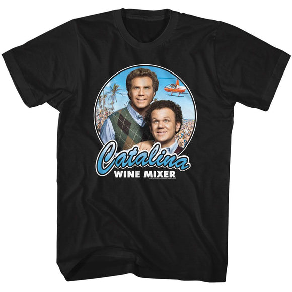 STEP BROTHERS CATALINA WINE MIXER S T-Shirt in Black