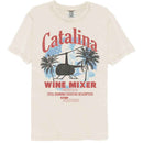 STEP BROTHERS SKY PALM TREES WINE MIXER COMFORT COLOR S T-Shirt in Ivory